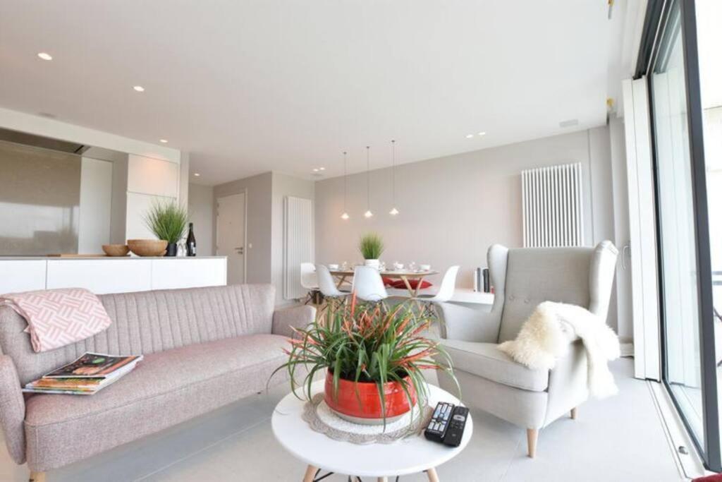 Luxe Apt In Centrum Bredene Overlooking The Dunes Luaran gambar